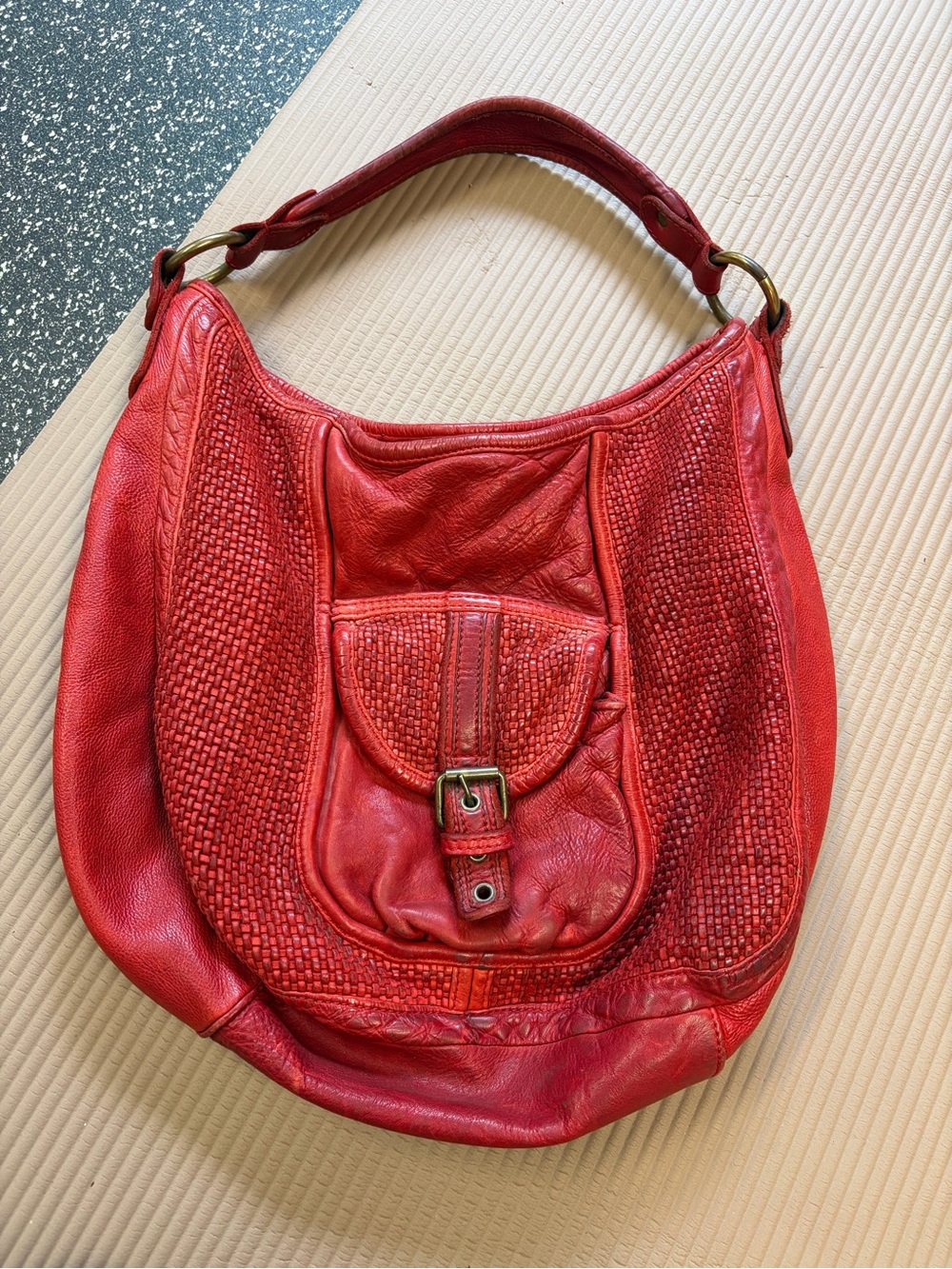 Anthropologie leather Tano bag